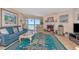 Spacious living room featuring ocean view at 18400 Gulf Blvd # 2505, Indian Shores, FL 33785