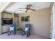 Enclosed lanai with outdoor kitchen and comfortable seating at 2120 S Hesperides St, Tampa, FL 33629