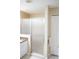 Bathroom featuring sliding glass doors at 2325 Brookfield Greens Cir # 41, Sun City Center, FL 33573