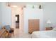 Bright bedroom features access to the ensuite bathroom at 2325 Brookfield Greens Cir # 41, Sun City Center, FL 33573