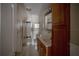 Functional bathroom featuring a shower-tub combination, vanity, and tile flooring at 3256 Adrian Ave, Largo, FL 33774