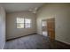 Bedroom featuring carpet flooring, a ceiling fan, and a window for natural light at 3256 Adrian Ave, Largo, FL 33774