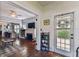 Entryway view of the living room and sunroom at 3405 W Palmira Ave, Tampa, FL 33629