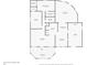 Detailed floorplan illustrating the home's layout, including the primary bedroom, living spaces, and garage at 4041 Star Island Dr, Holiday, FL 34691