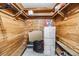 Walk-in closet features wooden shelving, storage, and room for organizing belongings at 4041 Star Island Dr, Holiday, FL 34691