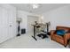 This office features white walls, a ceiling fan and lots of space at 405 8Th N Ave, Tierra Verde, FL 33715