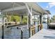 Private boat lift offers convenient access to the water, ensuring ease for boating enthusiasts at 4210 Palm Dr, Punta Gorda, FL 33950