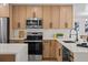 Contemporary kitchen featuring modern appliances, ample counter space, and sleek cabinetry at 4210 Palm Dr, Punta Gorda, FL 33950