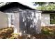 Durable outdoor storage shed providing ample space for tools and equipment with easy access at 4260 Saint Lawrence Dr, New Port Richey, FL 34655