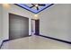 A spacious room featuring modern ceiling fan, recessed lighting, and double door closet with LED accent lighting at 6534 Simone Shores Cir, Apollo Beach, FL 33572