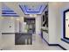 Modern kitchen boasts an island, stainless appliances, and recessed lighting at 6534 Simone Shores Cir, Apollo Beach, FL 33572