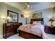 Cozy bedroom showcases a large dresser, nightstands, and calming artwork at 700 Starkey Rd # 1216, Largo, FL 33771