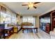 Inviting living room features stylish furnishings and light wood laminate flooring at 700 Starkey Rd # 1216, Largo, FL 33771