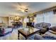 Spacious living room seamlessly connects to the dining area, perfect for entertaining at 700 Starkey Rd # 1216, Largo, FL 33771