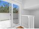 Balcony with white railing offering outdoor views at 1122 Shipwatch Cir, Tampa, FL 33602