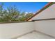 Exterior view of a balcony with tile flooring and white walls at 1122 Shipwatch Cir, Tampa, FL 33602