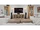 Comfortable living room featuring custom cabinets and an entertainment center at 1122 Shipwatch Cir, Tampa, FL 33602