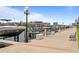 Marina with boat docks and walkway, offering stunning views of the water and skyline at 1122 Shipwatch Cir, Tampa, FL 33602