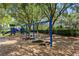 Community playground featuring swings, a slide, and climbing structures in a shaded setting at 1122 Shipwatch Cir, Tampa, FL 33602