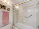Cozy bathroom with a glass shower door at 14130 Rosemary Ln # 4115, Largo, FL 33774