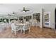 Covered patio provides seating area for outdoor relaxation and entertaining at 14168 Fennsbury Dr, Tampa, FL 33624