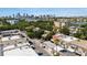 Stunning aerial view of a bustling city skyline and beautiful waterfront, highlighting the urban landscape and waterways at 230 Columbia Dr, Tampa, FL 33606
