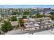 Aerial view of townhomes with harbor in background at 230 Columbia Dr Tampa, FL 33606 at 230 Columbia Dr, Tampa, FL 33606