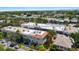 Aerial view of property at 230 Columbia Dr Tampa, FL 33606 with street and landscaping at 230 Columbia Dr, Tampa, FL 33606