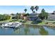 Waterfront home with private dock and boat lift with screened in lanai over the pool at 5225 Brighton Shore Dr, Apollo Beach, FL 33572