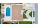 Top down view of a home with pool and patio area at 5672 62Nd N Way, St Petersburg, FL 33709