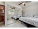 Bedroom with a bed and a mirrored closet at 5672 62Nd N Way, St Petersburg, FL 33709