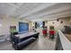 Entertainment game room featuring an air hockey table, ping pong, arcade games, and a chalkboard for fun at 611 Destiny Dr # 204, Ruskin, FL 33570