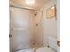 Close-up of a glass-enclosed shower, showcasing the clean design and functionality at 6269 Palma Del Mar S Blvd # 306, St Petersburg, FL 33715