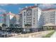 Beautiful waterfront condo exterior with modern architecture and palm trees at 700 S Harbour Island Blvd # 731, Tampa, FL 33602