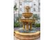 Exterior view of a beautiful tiered fountain surrounded by lush landscaping at 700 S Harbour Island Blvd # 731, Tampa, FL 33602