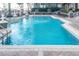 Inviting community pool with a relaxing fountain feature at 700 S Harbour Island Blvd # 731, Tampa, FL 33602
