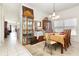 Spacious dining area featuring carpet floors and seamless flow into other areas at 7603 Wood Violet Dr # 2, Gibsonton, FL 33534
