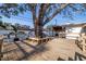 Spacious wooden deck featuring built-in benches, perfect for entertaining or relaxing outdoors at 8296 33Rd N Ave, St Petersburg, FL 33710