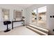 Inviting sitting area with sliding glass doors to the outside deck at 8296 33Rd N Ave, St Petersburg, FL 33710