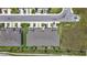 An aerial shot displays the property layout and surrounding landscaping at 841 Royal Empress Dr, Ruskin, FL 33570