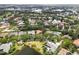 Beautiful aerial view of a residential area with tree lined streets and small lakes at 9075 Waterash N Ln, Pinellas Park, FL 33782
