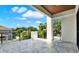 Spacious balcony featuring white marble floor, iron railings and an open view at 908 W Fribley St, Tampa, FL 33603