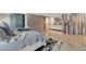 This main bedroom features wood floors, walk-in closet, and bathroom entrance for added convenience at 931 Gulf Blvd, Belleair Beach, FL 33786