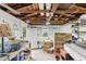 Garage with ample storage, natural light, and space for tools and equipment at 1206 E Frierson Ave # B, Tampa, FL 33603