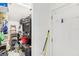 Functional storage space with shelving units, perfect for organizing household items and tools at 1206 E Frierson Ave # B, Tampa, FL 33603