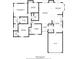 Detailed floor plan showcasing the layout of the home's bedrooms, bathrooms, living spaces, and kitchen at 1445 Stonehenge Way, Palm Harbor, FL 34683