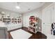Inviting bedroom featuring hardwood floors, a cozy rug, and ample storage space at 15110 Kestrelglen Way, Lithia, FL 33547