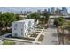 New townhomes with a skyline view and green landscaping in an urban location at 1529 N Morgan St, Tampa, FL 33602