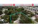 Aerial view showcasing the property's convenience, just 0.9 miles from Walmart and 1.1 miles from Publix at 2033 Aaron Pl, Clearwater, FL 33760