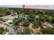 An aerial perspective highlighting the property's location only 15 miles from Tampa Airport, ideal for travelers at 2033 Aaron Pl, Clearwater, FL 33760
